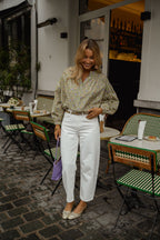Green Floral Cadence Blouse