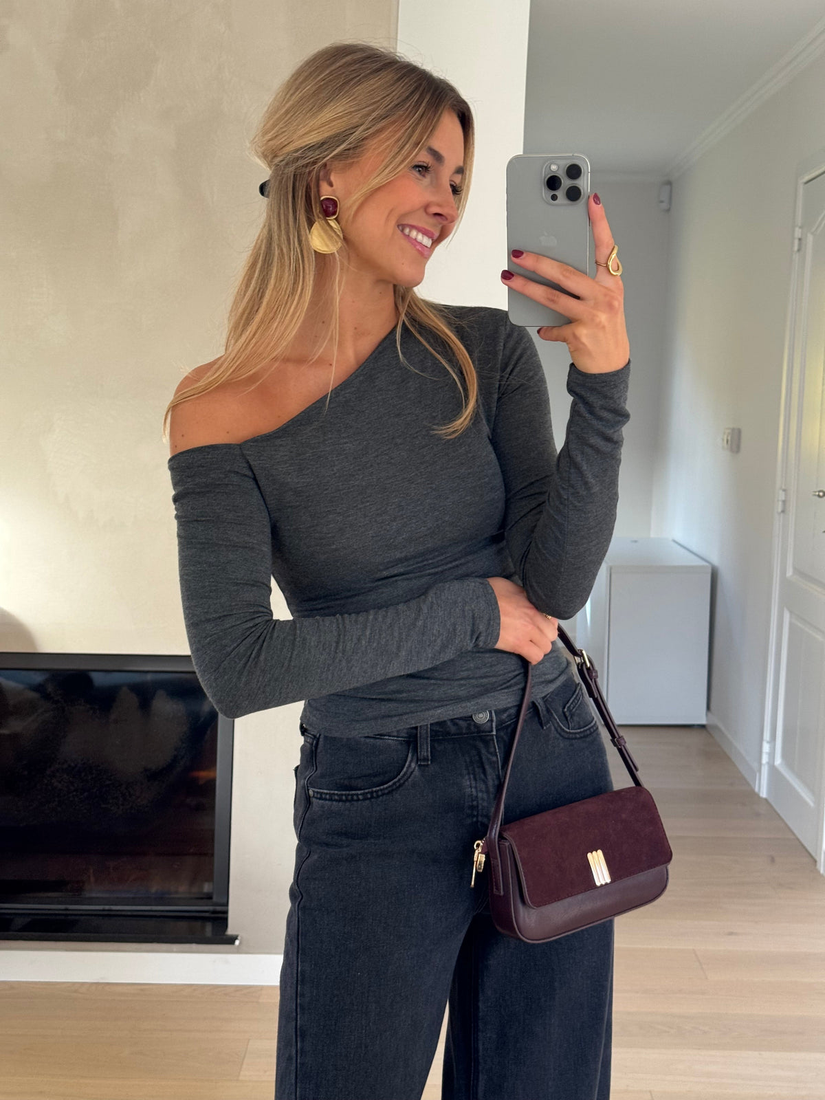 Grey Alizee Blouse