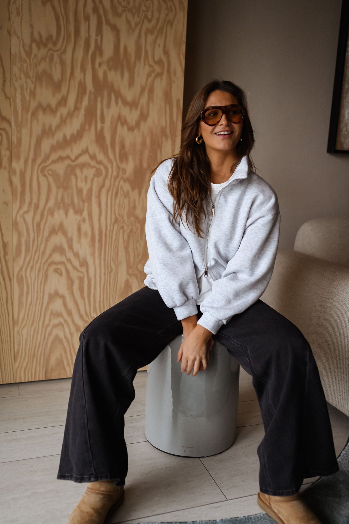 Grey Suzie Cardigan