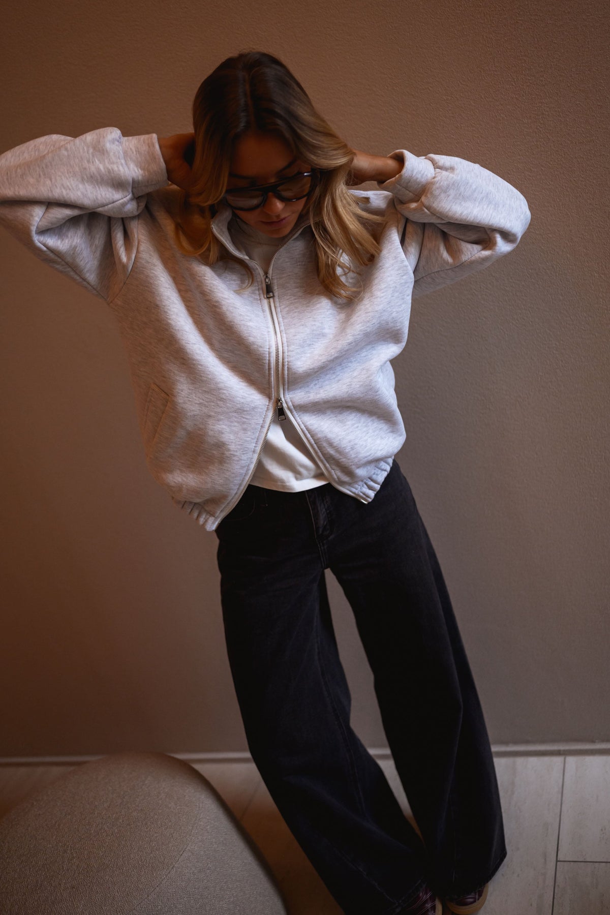Grey Suzie Cardigan