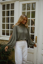 Khaki Belly Blouse