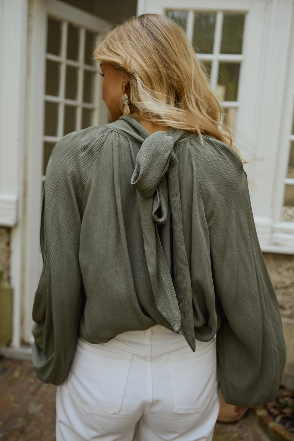 Khaki Belly Blouse