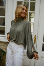 Khaki Belly Blouse