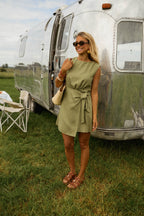 Khaki Minerva Dress