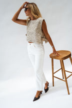 Leopard Alena Top