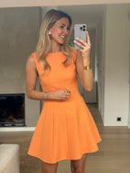 Orange Melissa Dress