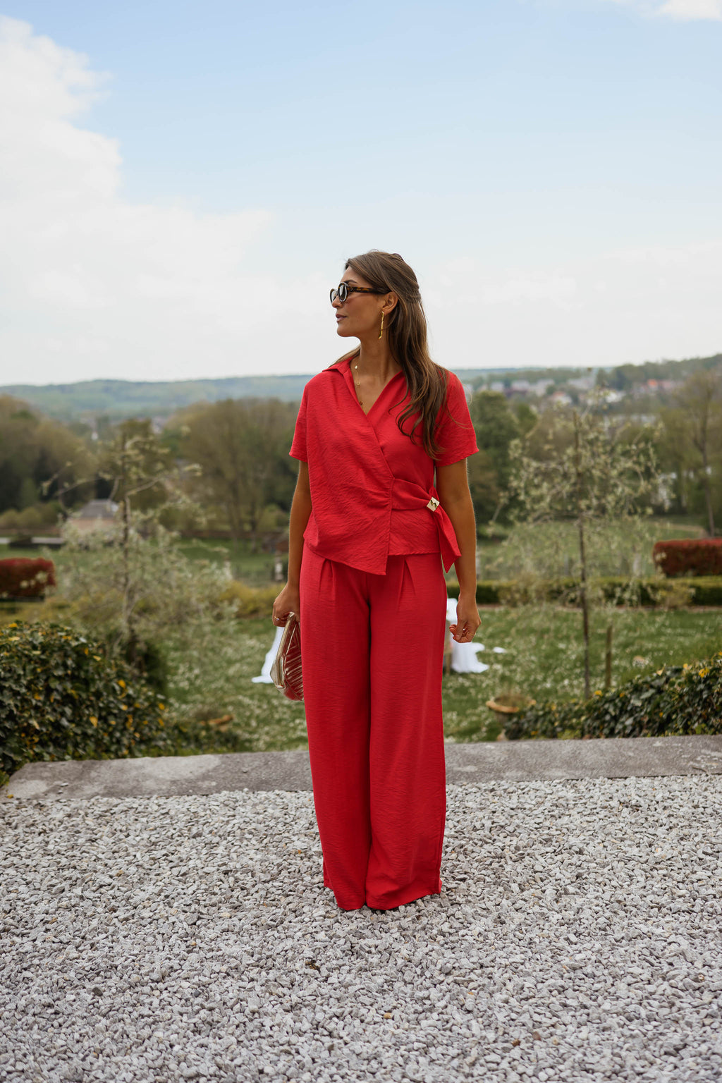 Red Patricia Blouse