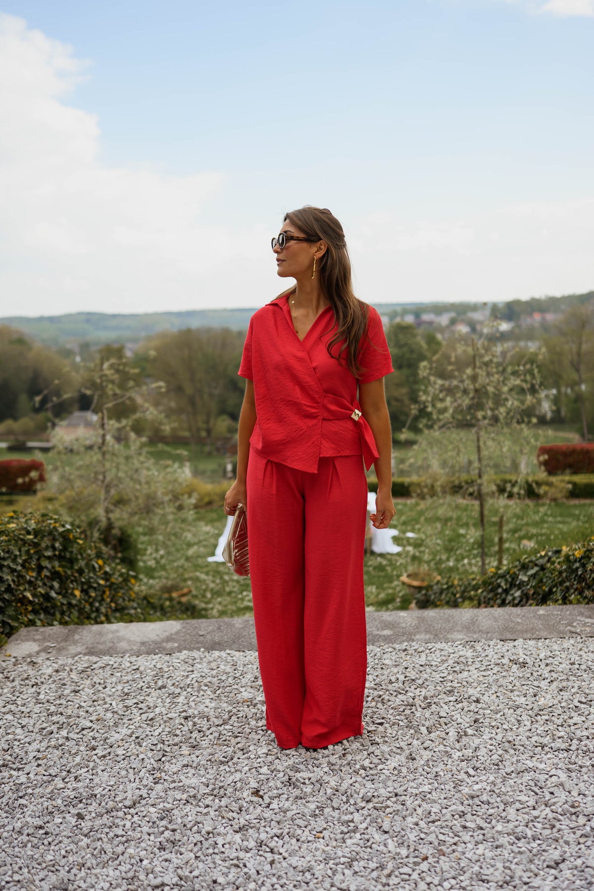 Red Patricia Blouse