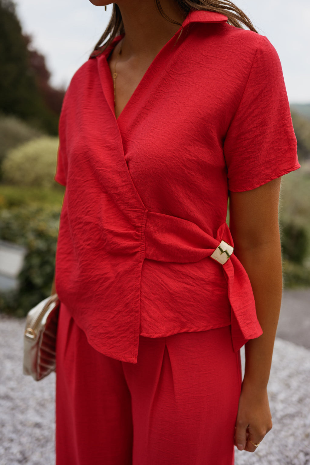 Red Patricia Blouse