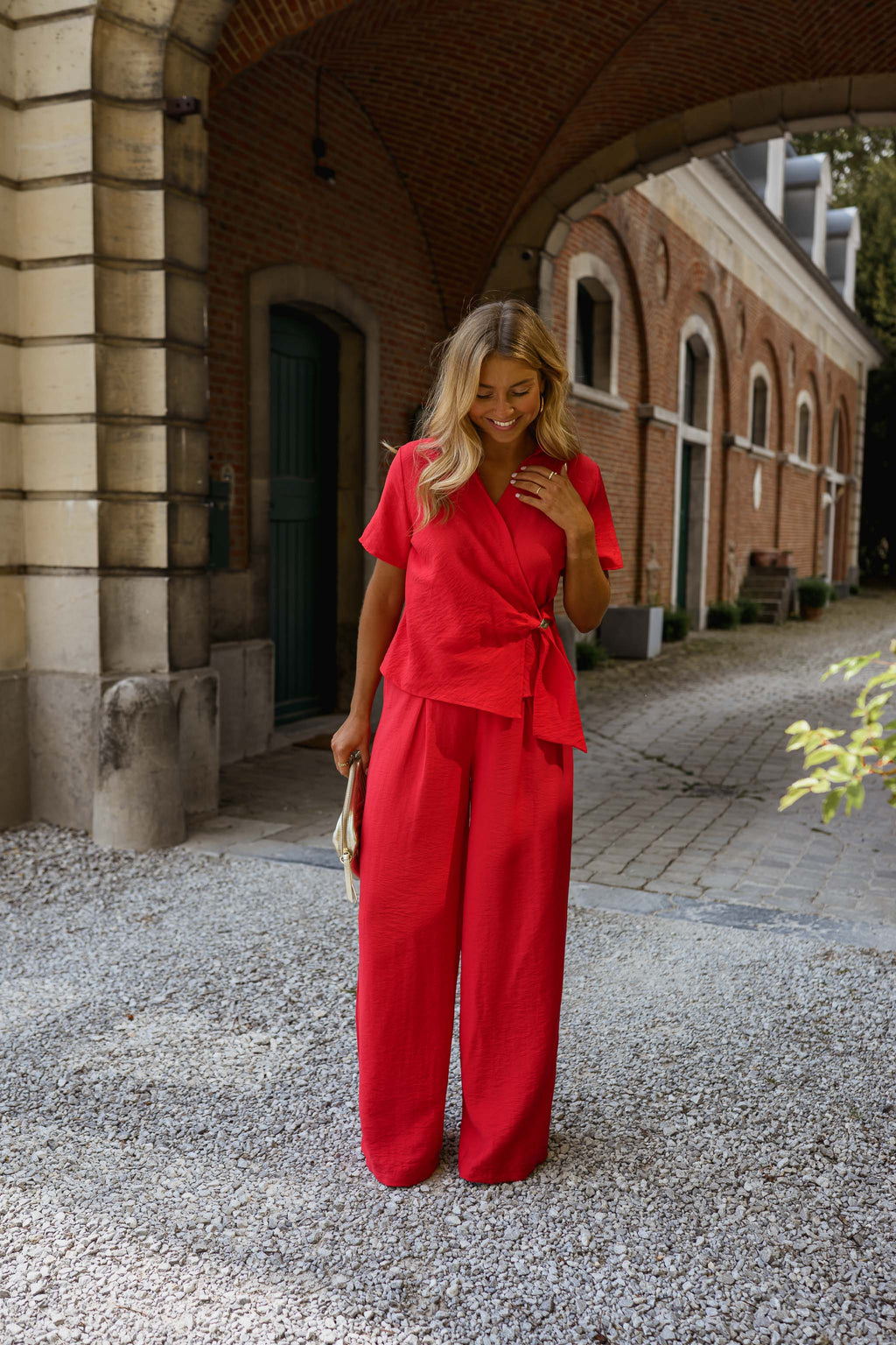Red Patricia Blouse