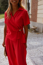 Red Patricia Blouse