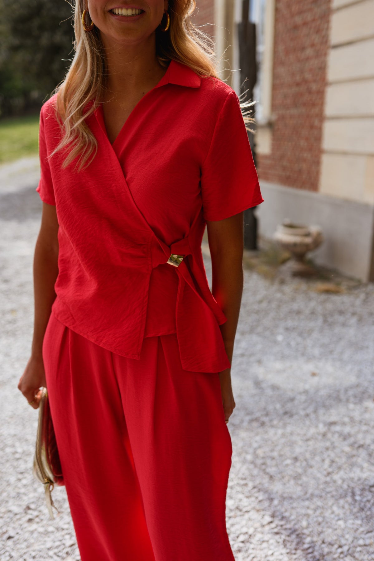 Red Patricia Blouse
