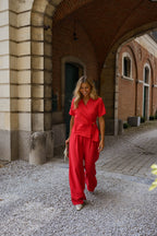 Red Patricia Blouse