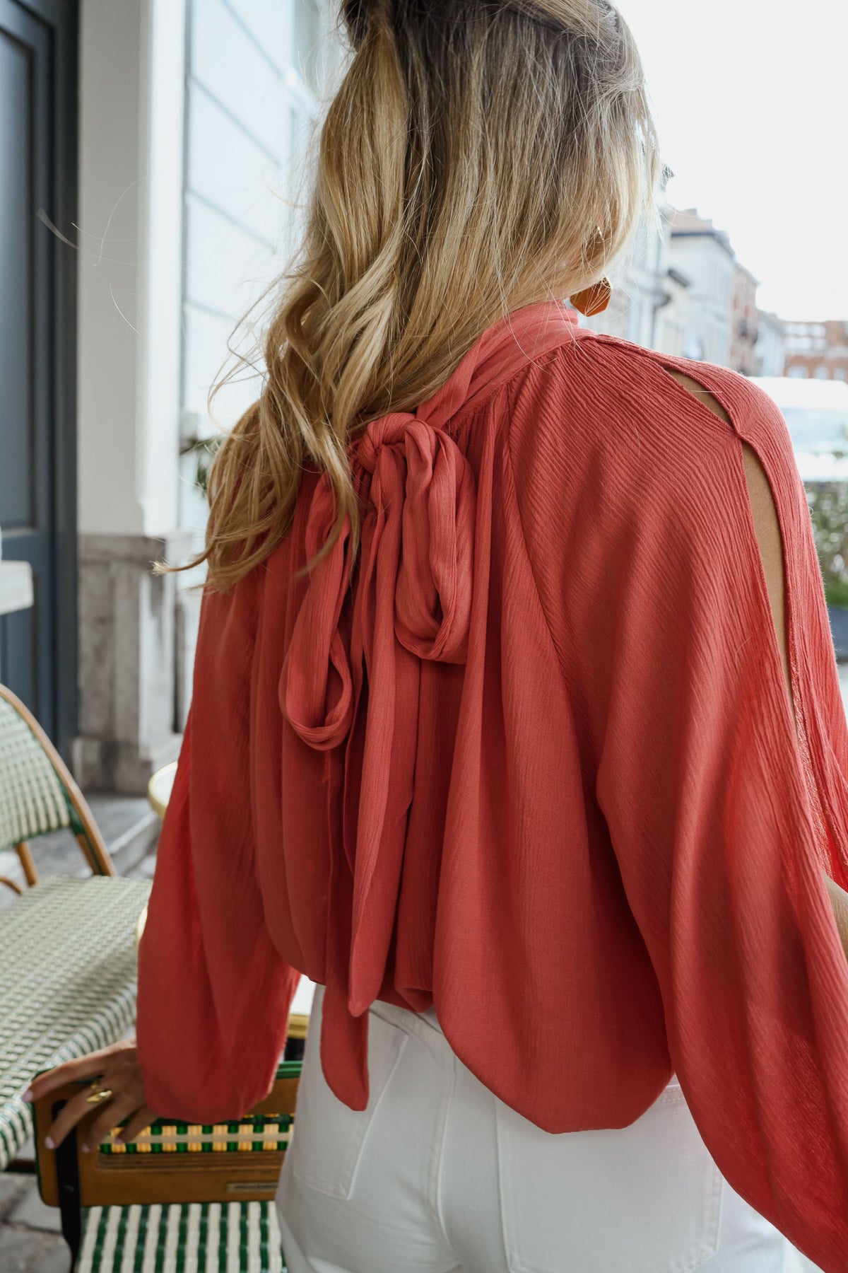 Terracotta Belly Blouse