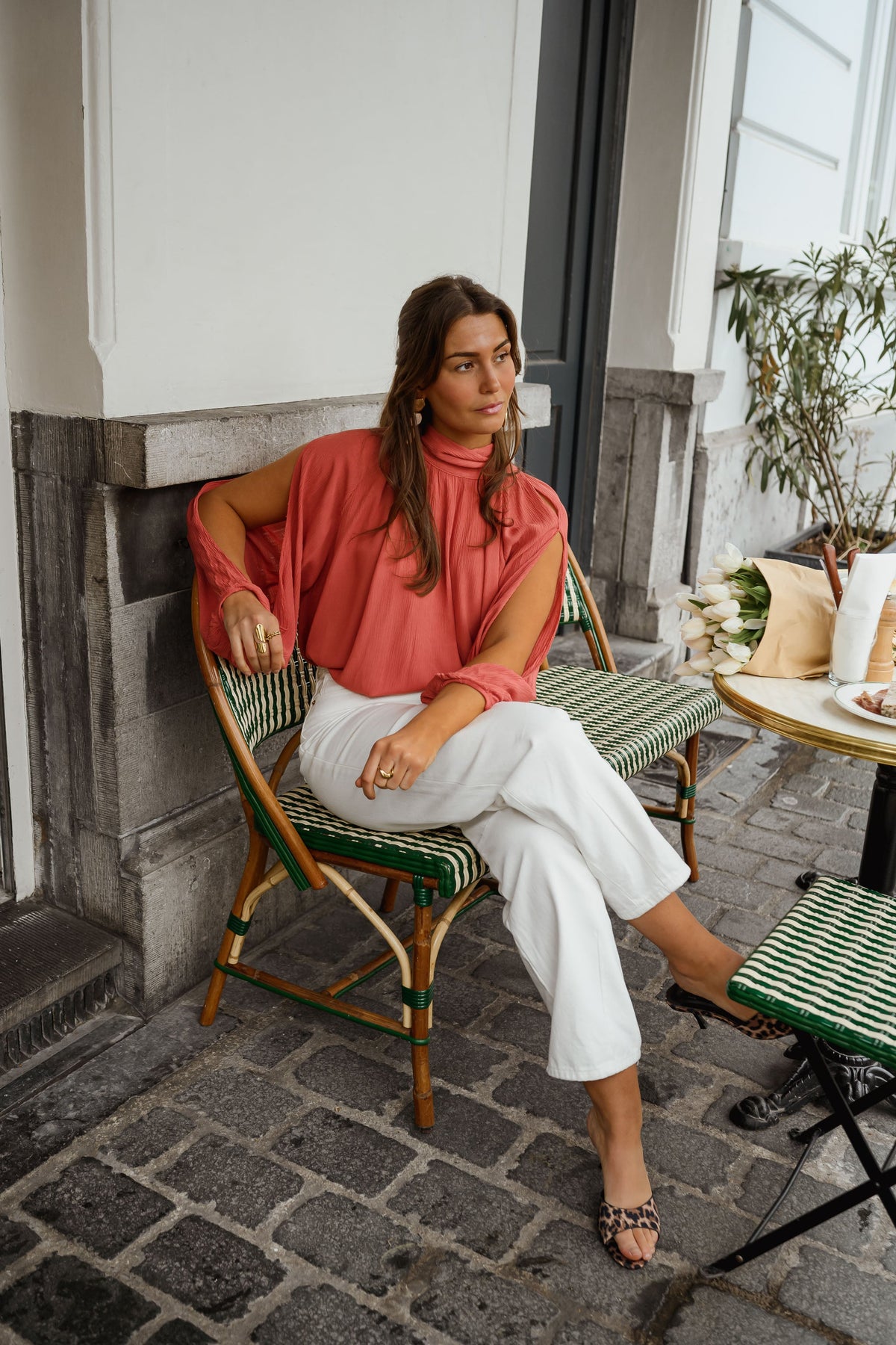 Terracotta Belly Blouse