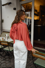 Terracotta Belly Blouse