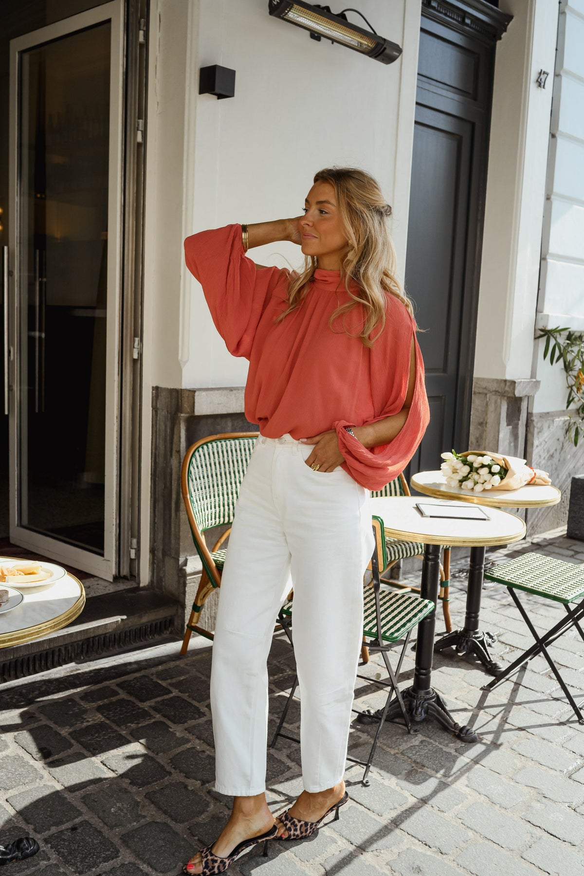 Terracotta Belly Blouse