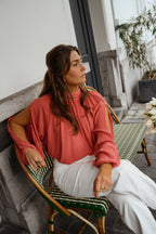 Terracotta Belly Blouse
