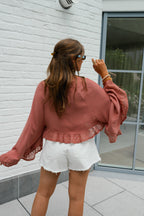 Terracotta Illa Blouse