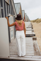Terracotta Patterned Amira Top