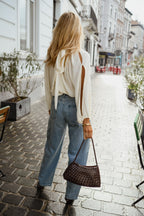 White Belly Blouse