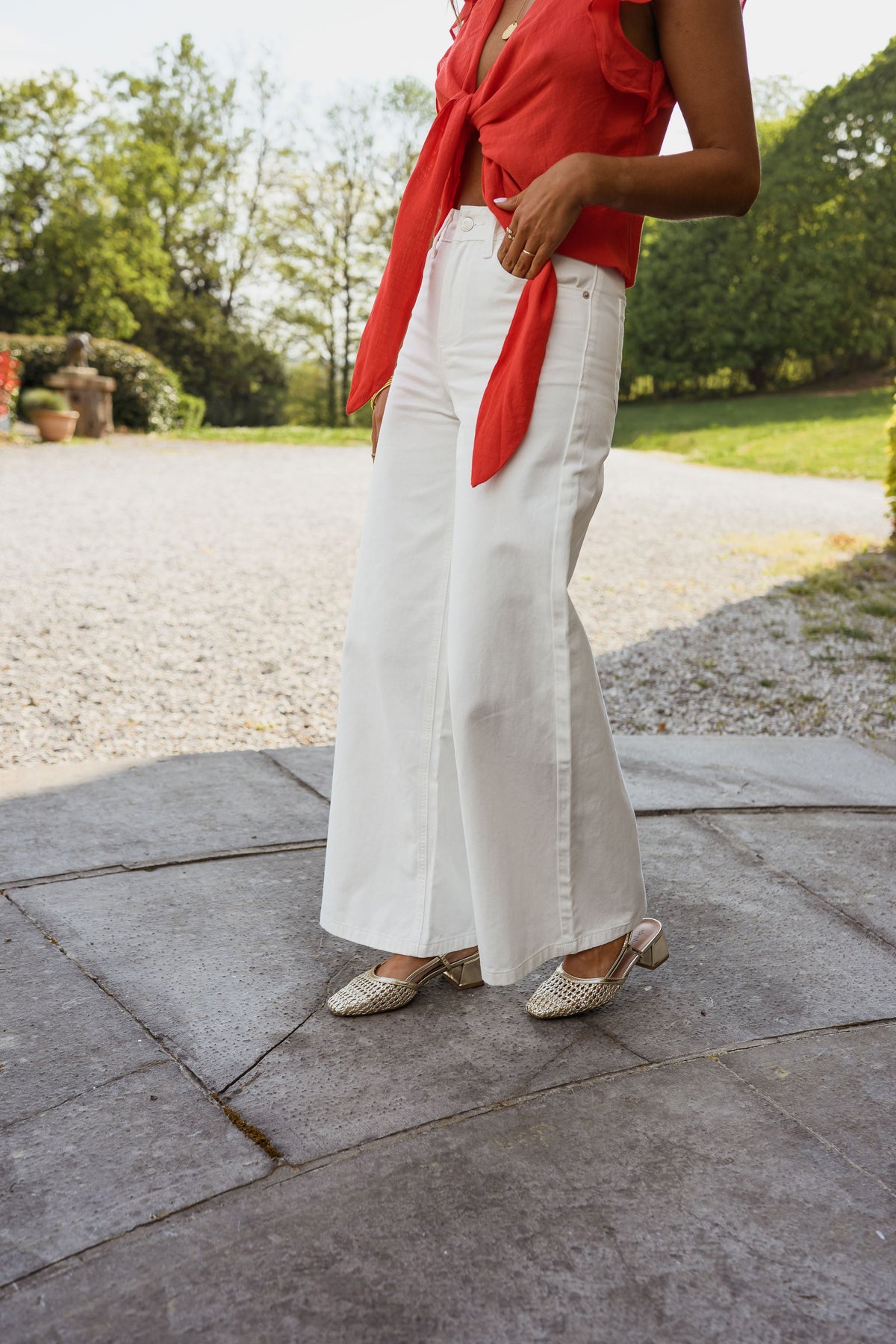 White Dadou Jeans