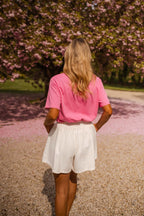 White Erica Shorts
