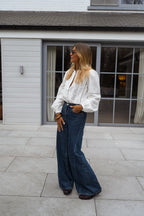 White Grain Blouse