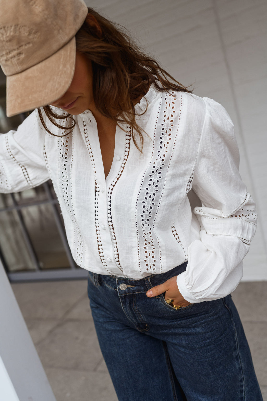 White Grain Blouse
