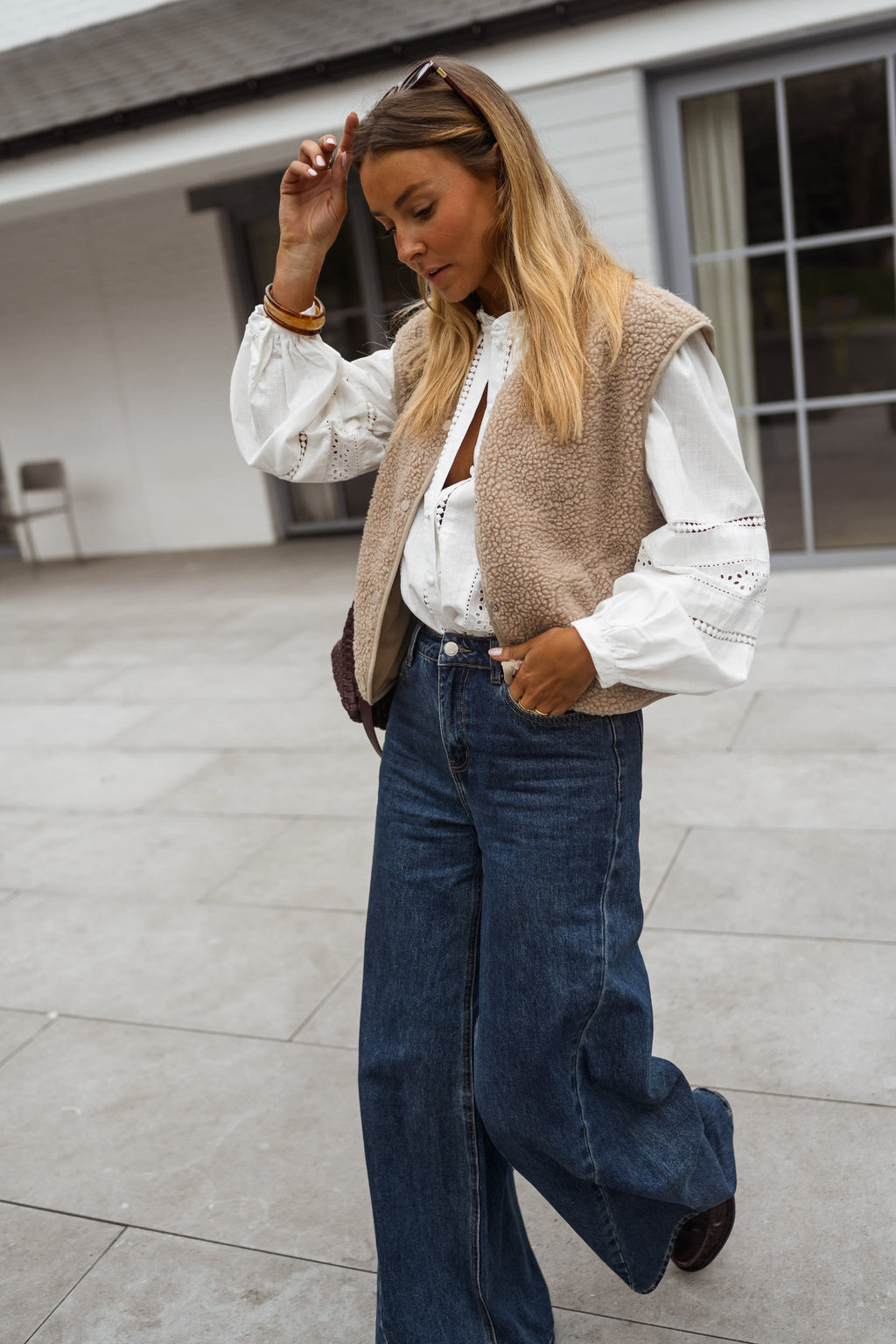 White Grain Blouse