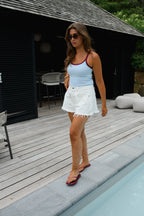 White Lilian Shorts