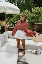 White Lilian Shorts