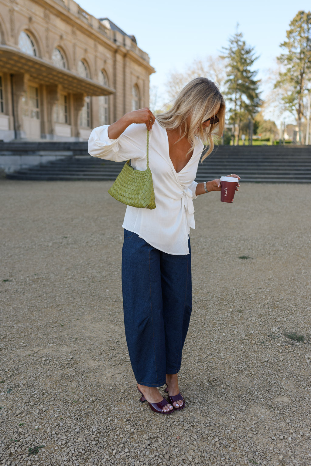 White Ophe Blouse