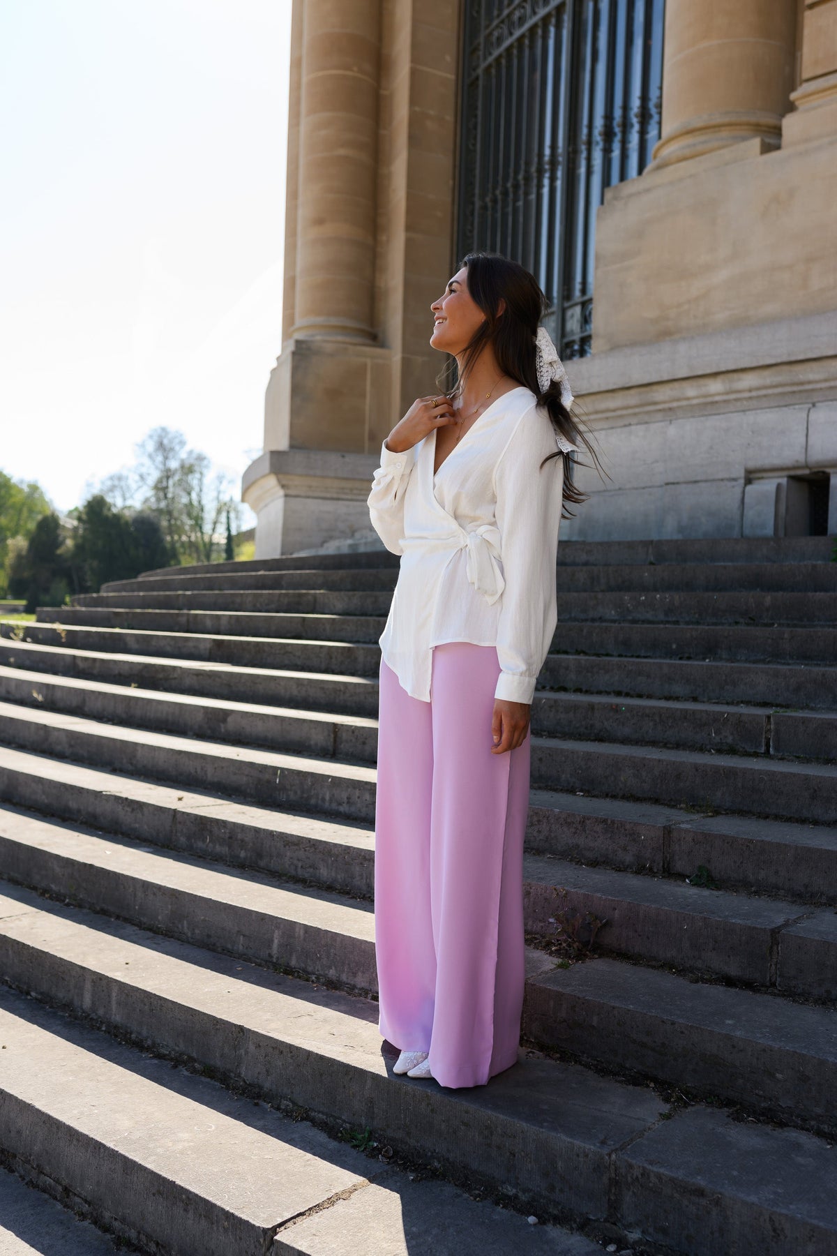 White Ophe Blouse
