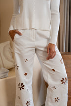 White Pres Jeans
