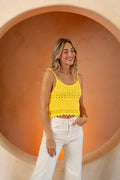 Yellow Duffy Top