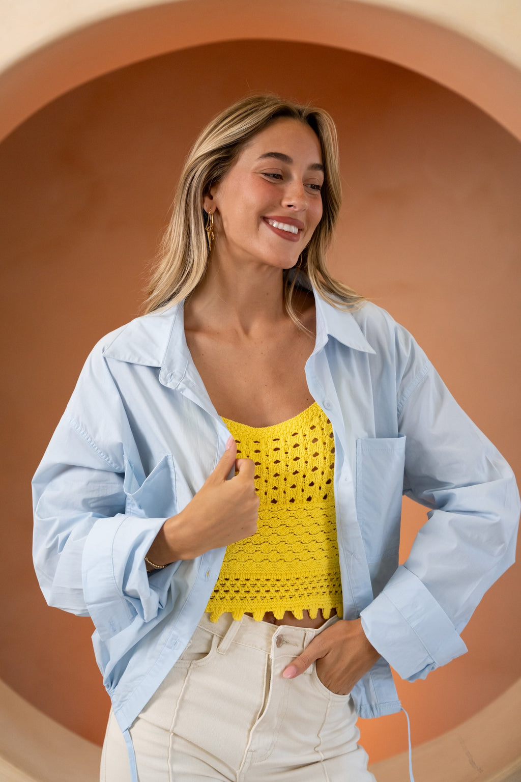 Yellow Duffy Top