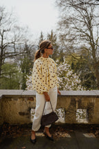 Yellow Polka Dot Laurya Blouse