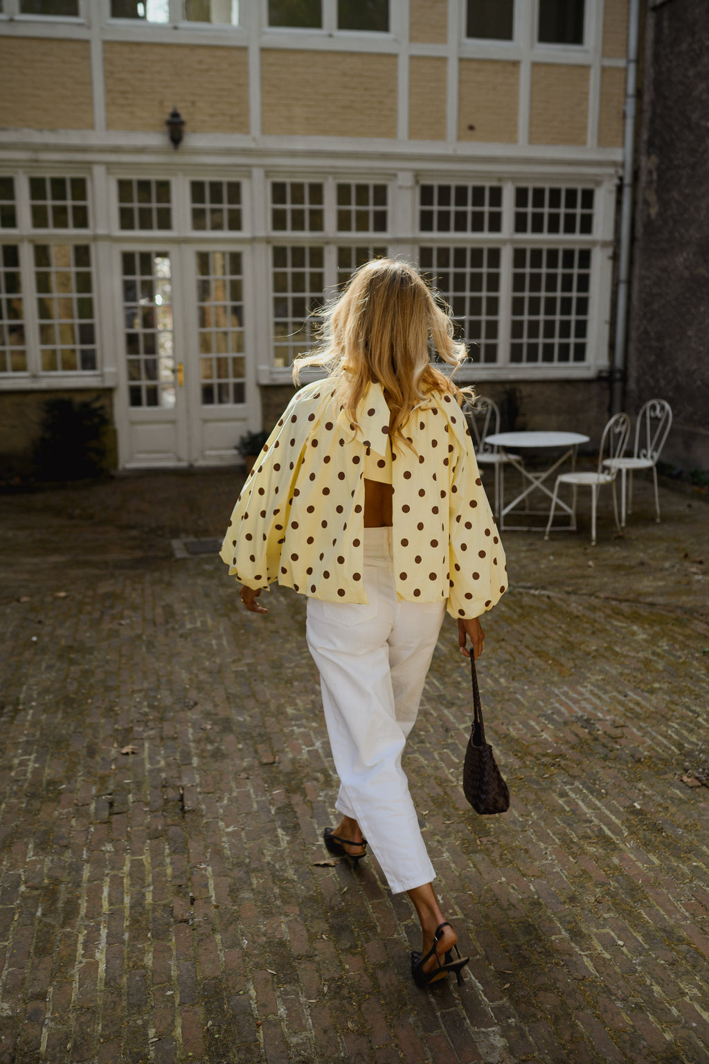 Yellow Polka Dot Laurya Blouse