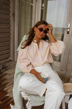 Yellow Striped Leny Blouse