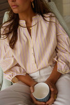 Yellow Striped Leny Blouse