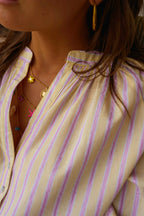 Yellow Striped Leny Blouse