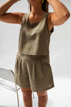 Khaki Lison Shorts